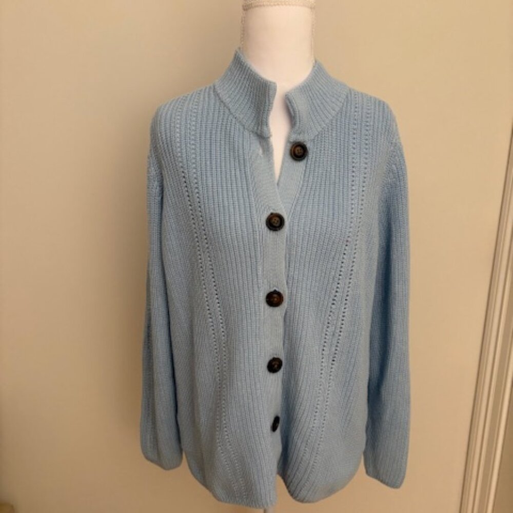 Coldwater Creek Button Sweater Cardigan (Brand New)